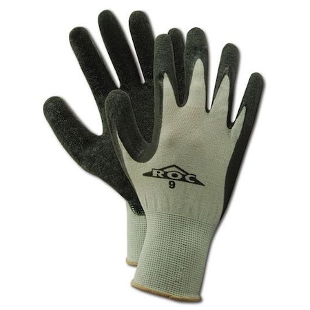 ROC GP190 Crinkle Latex Palm Coated Gloves, 12PK